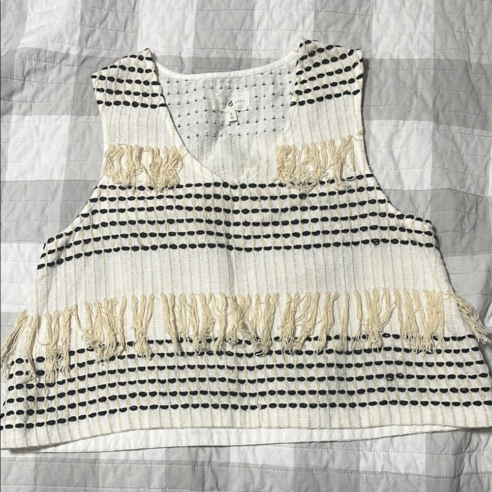 Lou & Grey Textured Sleeveless Top